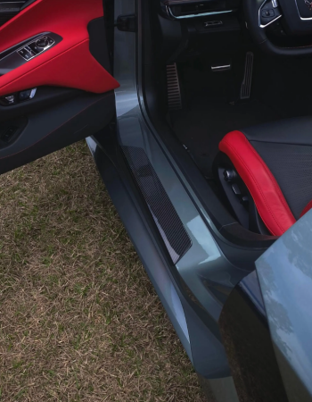 C8 Corvette Carbon Fiber Door Sill Plates Set