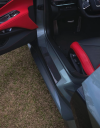 2020-2025 C8 Corvette Carbon Fiber Door Sill Plates Set