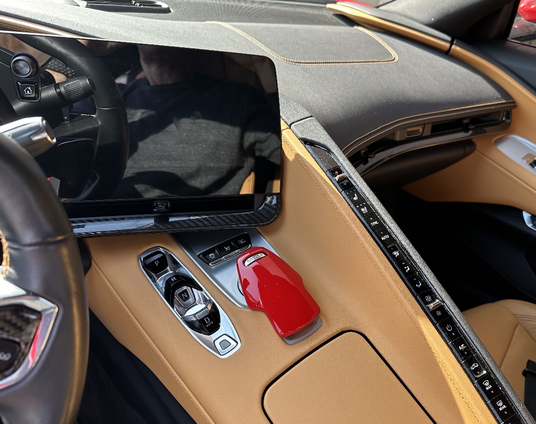 2020-2025 C8 Corvette Billet Painted Ride Mode Control Selector Overlay