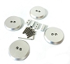 2020-2025 C8 Corvette Billet Aluminum Lock In Place Jacking Pucks Pad Set