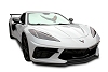 2020-2025 C8 Corvette Cross Flags Logo Sunshield Sunshade