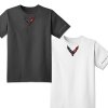 C8 Corvette Mens Carbon Badge Tee