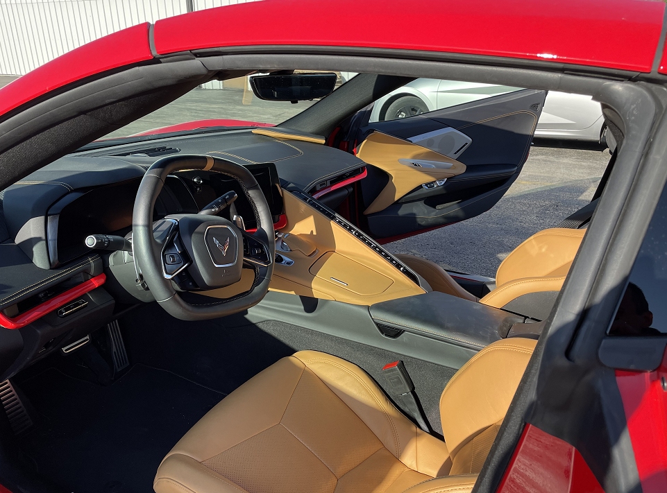 2020-2023 C8 Corvette Body Color Painted Dash Infotainment Center Trim