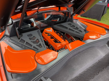 C8 Corvette Painted Rear Shock Tower Covers Set