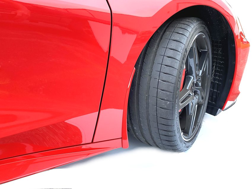 2020 2024 C8 Corvette Painted Splash Guards 4pc RPIDesigns
