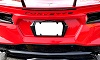2020-2024 C8 Corvette Painted Rear License Plate Frame