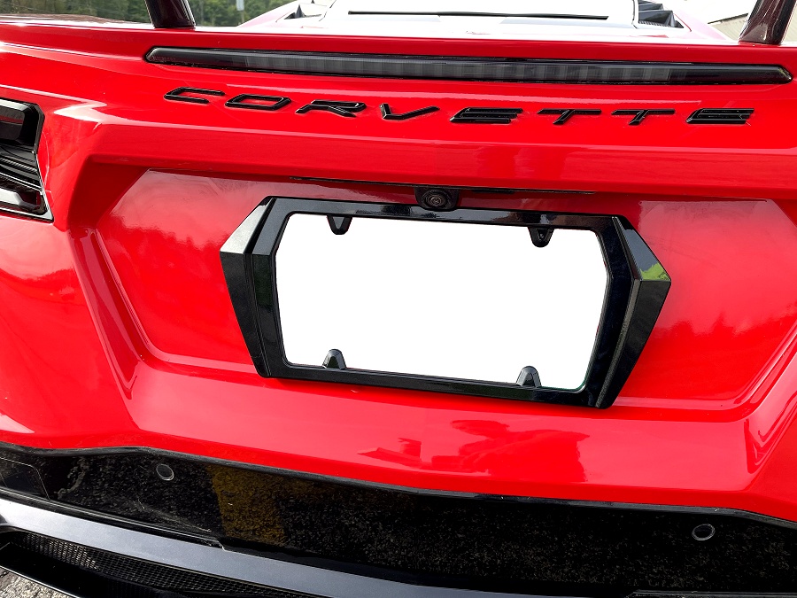 C8 Corvette Painted License Plate Frame