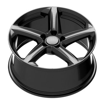 2020-2023 C8 Corvette Reproduction Replica Gloss Black 5-Spoke Rim Wheels Package