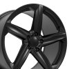 2020-2024 C8 Corvette Reproduction Replica Satin Black 5-Spoke Rim Wheel 20x11