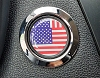 2020-2025 C8 Corvette Domed Start Stop Ignition Push Button Overlay Decal