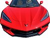 2020-2025 C8 Corvette Vinyl Headlight Eyelids Decals Pair