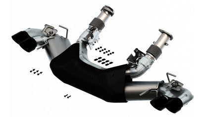 2020-2024 C8 Corvette Borla S-Type Catback Exhaust System w/Black Tips