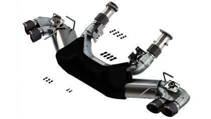 2020-2024 C8 Corvette Borla S-Type Carbon Fiber Tip Exhaust System