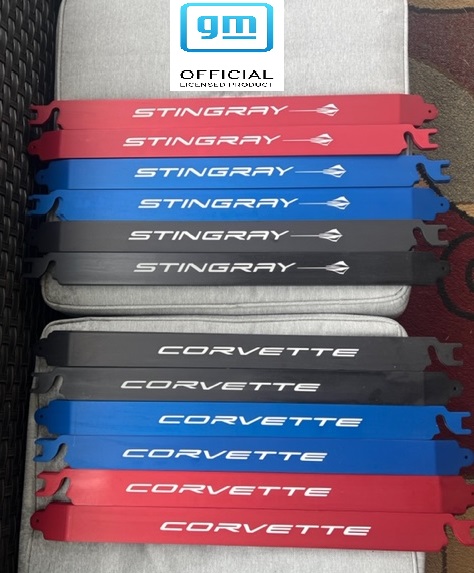 2020-2024 C8 Corvette Painted Frunk Prop Show Bar
