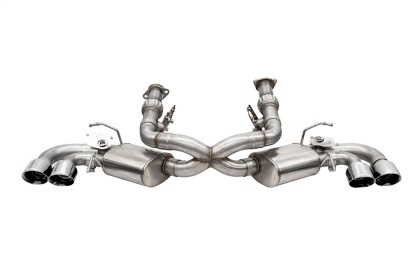 2020-2024 C8 Corvette Corsa 3" Valved Cat-Back 4.5" Pol Quad Exhaust System