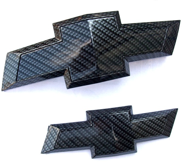 2010-2013 Chevrolet Camaro Grille & Trunk carbon fiber bow-tie decal sticker