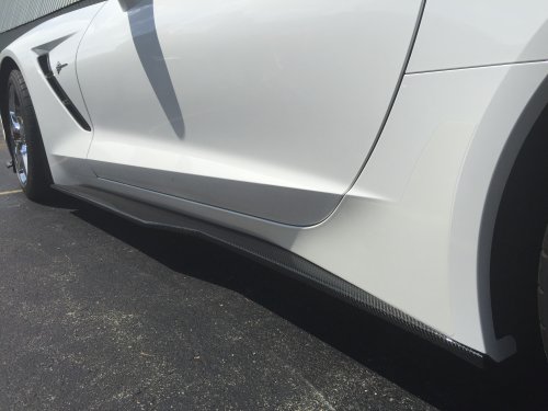 2015-2017 Ford Mustang Carbon Fiber Side Skirts OE Style