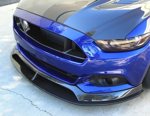 Ford Mustang Carbon Fiber Front Chin Splitter Type AR