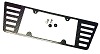 C6 Corvette Carbon Fiber Finish Rear License Plate Frame