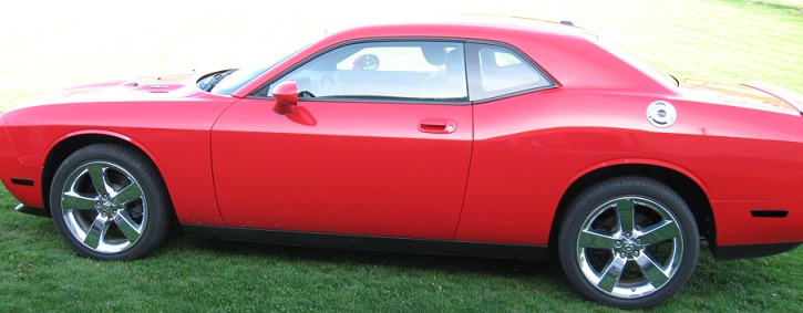 2009-2014 Dodge Challenger Acrylic Side Marker Blackouts