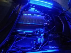 2014-2019 C7 Corvette Complete RGB Engine Bay Lighting Kit (Color Changing)