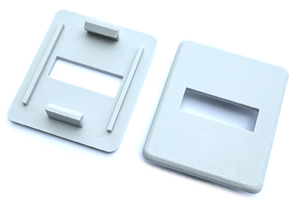 1997-2004 Corvette C5 Seat Back Button Release Bezels Plates Set - Light Gray 
