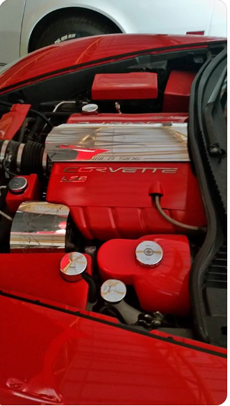 C6 Corvette Painted Complete Engine Kit