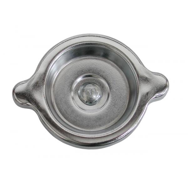 1966-1982 C2 Corvette C3 Oil Cap (chrome) ('s' on Rivet Head)