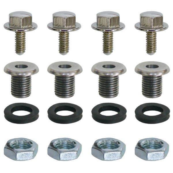 1961-1962 C1 Corvette Hardtop Mount Set (16 Pcs)