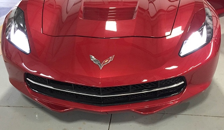 C7 Corvette Stingray Painted Body Color Headlight Eyelid Covers