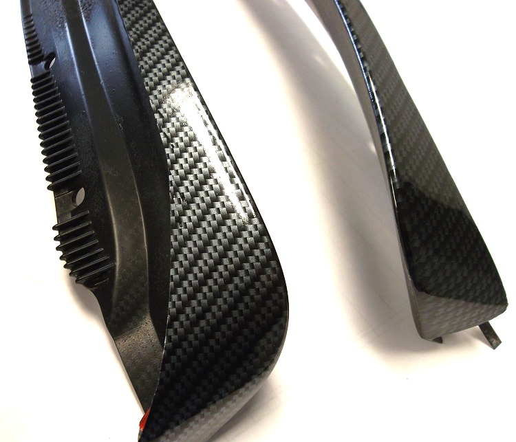 c6 corvette carbon fiber splash guards mud flaps