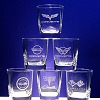 Chevrolet Corvette Generations Crystal Glasses Set of 6