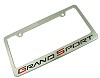 C6 Corvette Grand Sport License Plate Frame and Caps