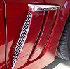 C6 Corvette Grand Sport Front Fender Vents Mesh