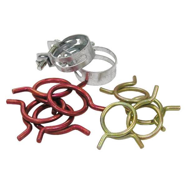 1966-1968 C2 Corvette C3e Heater Hose Clamp Kit (10 Pcs)