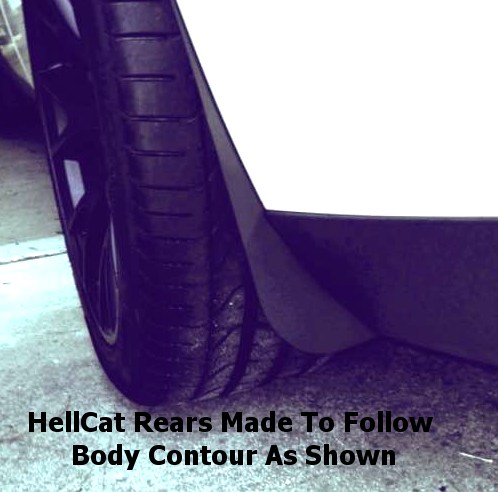 Challenger Hellcat Mud Flaps Splash Guards