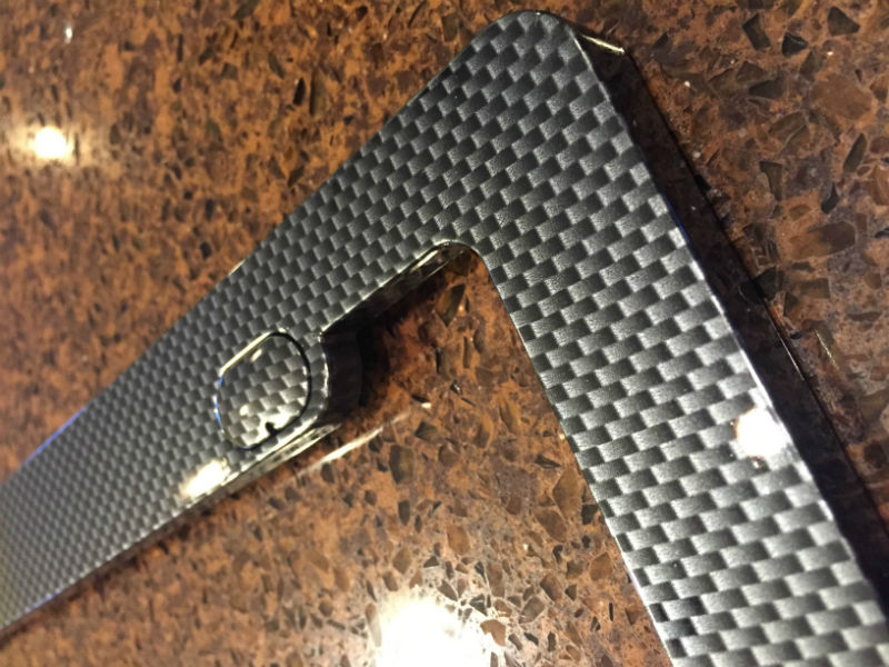 Carbon Fiber Look Rear License Plate Frame