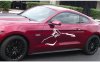 2015-2019 Mustang Shadow Pony Side Body Decal Set 18" Tall