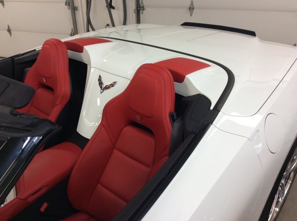 C7 Corvette Convertible Leather tonneau covers