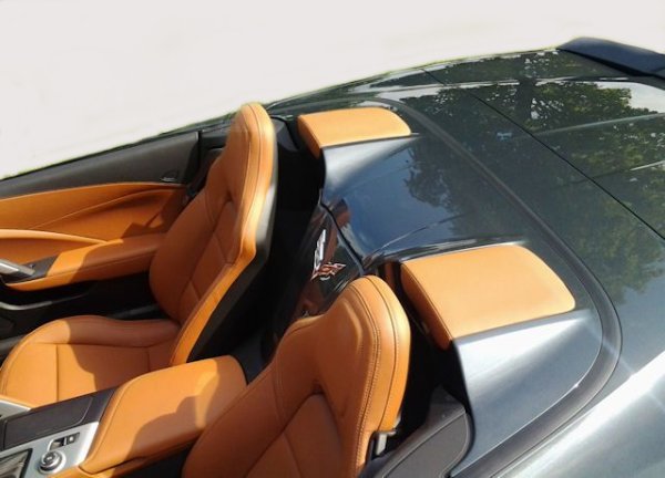 C7 Corvette Convertible Leather tonneau covers kalahari