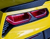 C7 Corvette Real Carbon Fiber Taillight Bezels by TruFiber