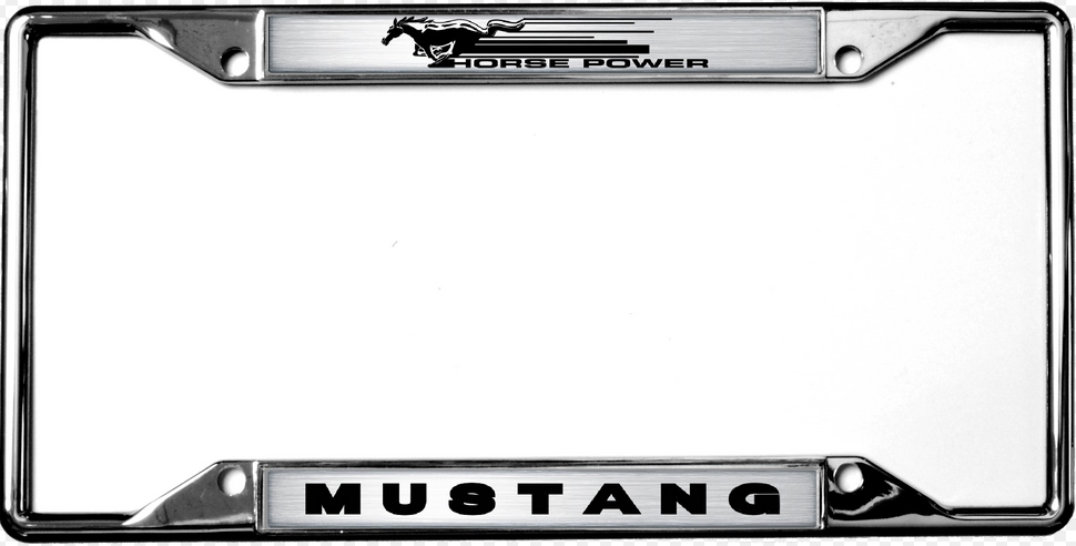 2015-2018 Ford Mustang License Plate Frame - Chrome