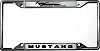 2015-2017 Ford Mustang License Plate Frame - Chrome Horsepower