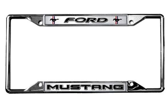 2015-2018 Ford Mustang License Plate Frame - Chrome