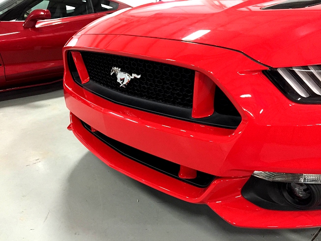 2015-2017 Ford Mustang Painted Front Grille Pillar Covers