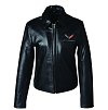 C7 Corvette Ladies Leather Bomber Jacket