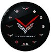 C7 Corvette Stingray 14" Clock with Logos
