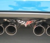 C6 Corvette Exhaust Plate; NPP/Z06