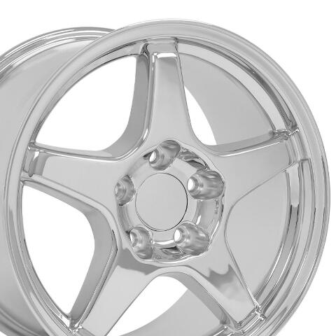 17" Replica Wheel CV01 Fits Corvette - ZR1 Rim 17x9.5 Chrome Wheel