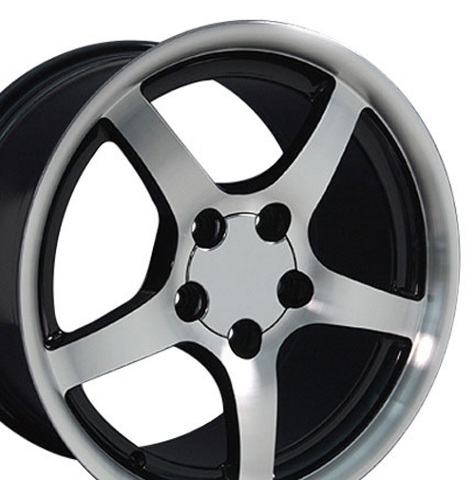 17" Replica Wheel CV05 Fits Corvette - C5 Rim 17x9.5 Machined Wheel